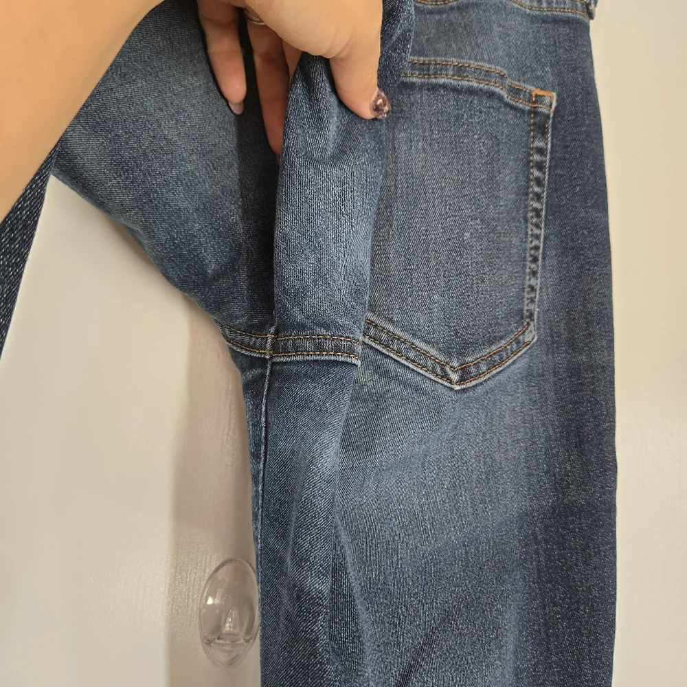 Everlane‎ Dark Blue Wash Cotton Blend The High Rise Skinny Jean Size 28 Ankle